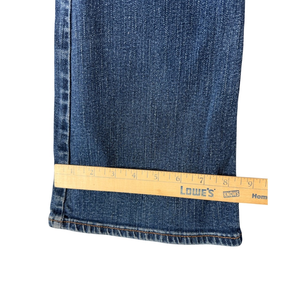 Hollister So Cal Stretch Jeans Women 5L W27 L35 Blue Denim Low Rise Bootcut - Picture 9 of 14